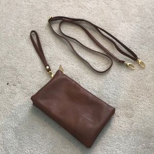 Leather satchel